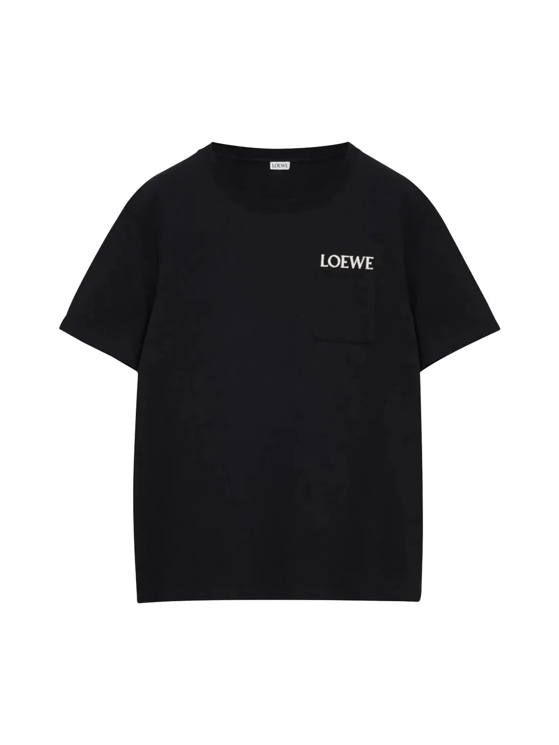 LOEWE RELAXED FIT POCKET T-SHIRT BLACK