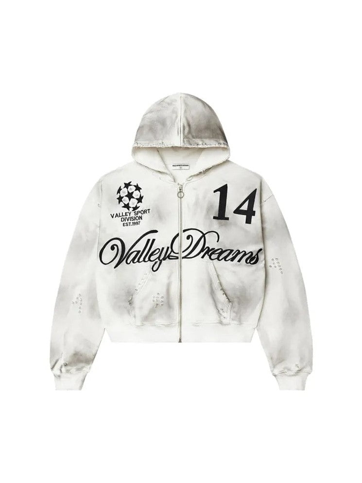 VALLEY OREO 14 ZIP UP WHITE