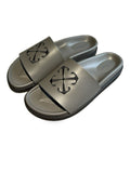 OFF WHITE POOL SLIDE GREY