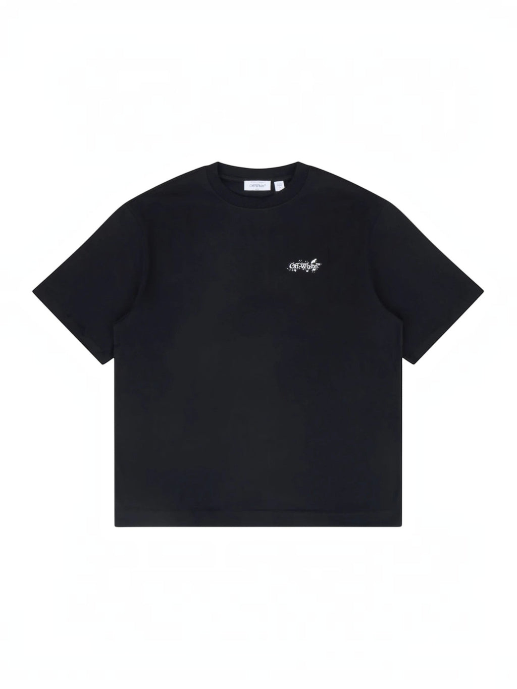 OFF WHITE PAINT SPLATTER ARROW DIAG T-SHIRT BLACK
