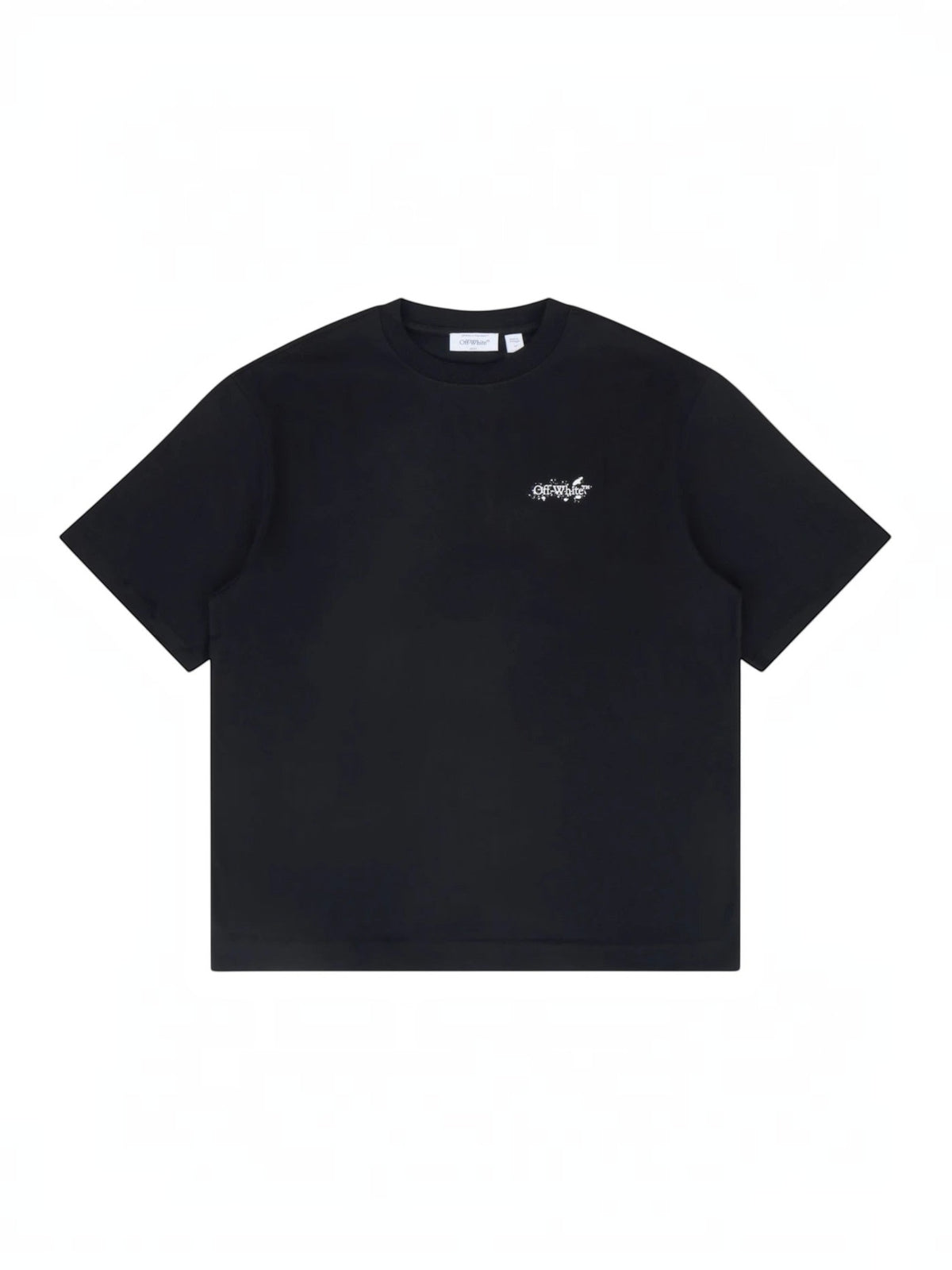 OFF WHITE PAINT SPLATTER ARROW DIAG T-SHIRT BLACK