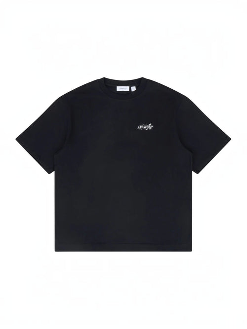 OFF WHITE PAINT SPLATTER ARROW DIAG T-SHIRT BLACK