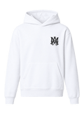 AMIRI MA CORE LOGO HOODIE WHITE