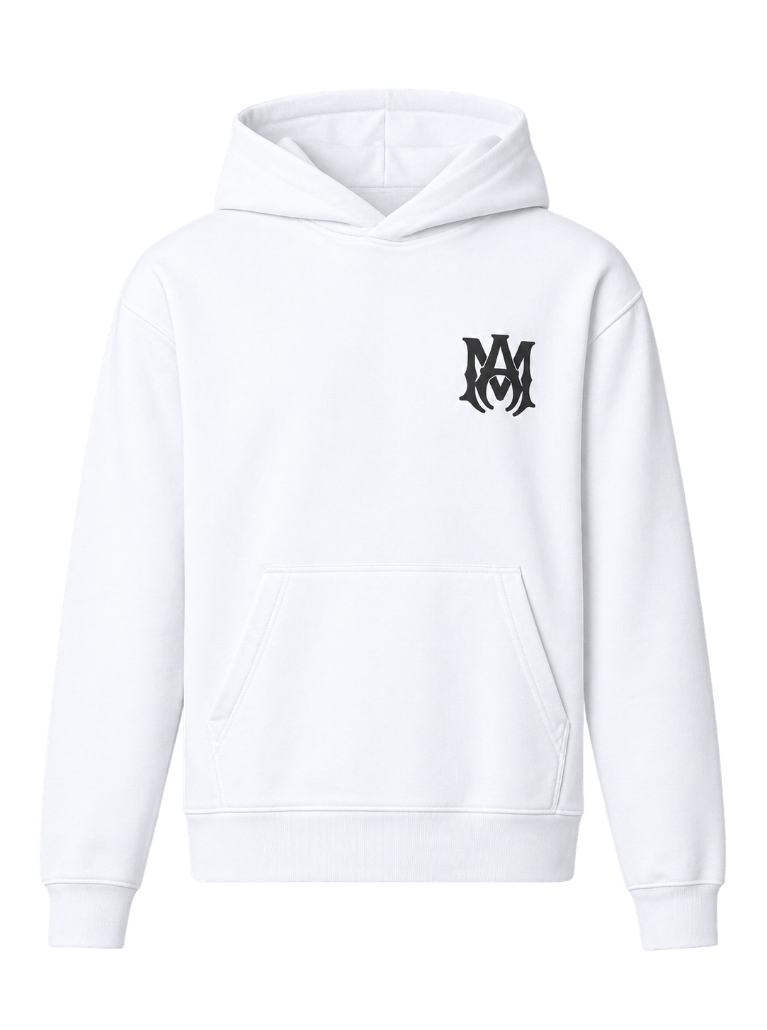 AMIRI MA CORE LOGO HOODIE WHITE