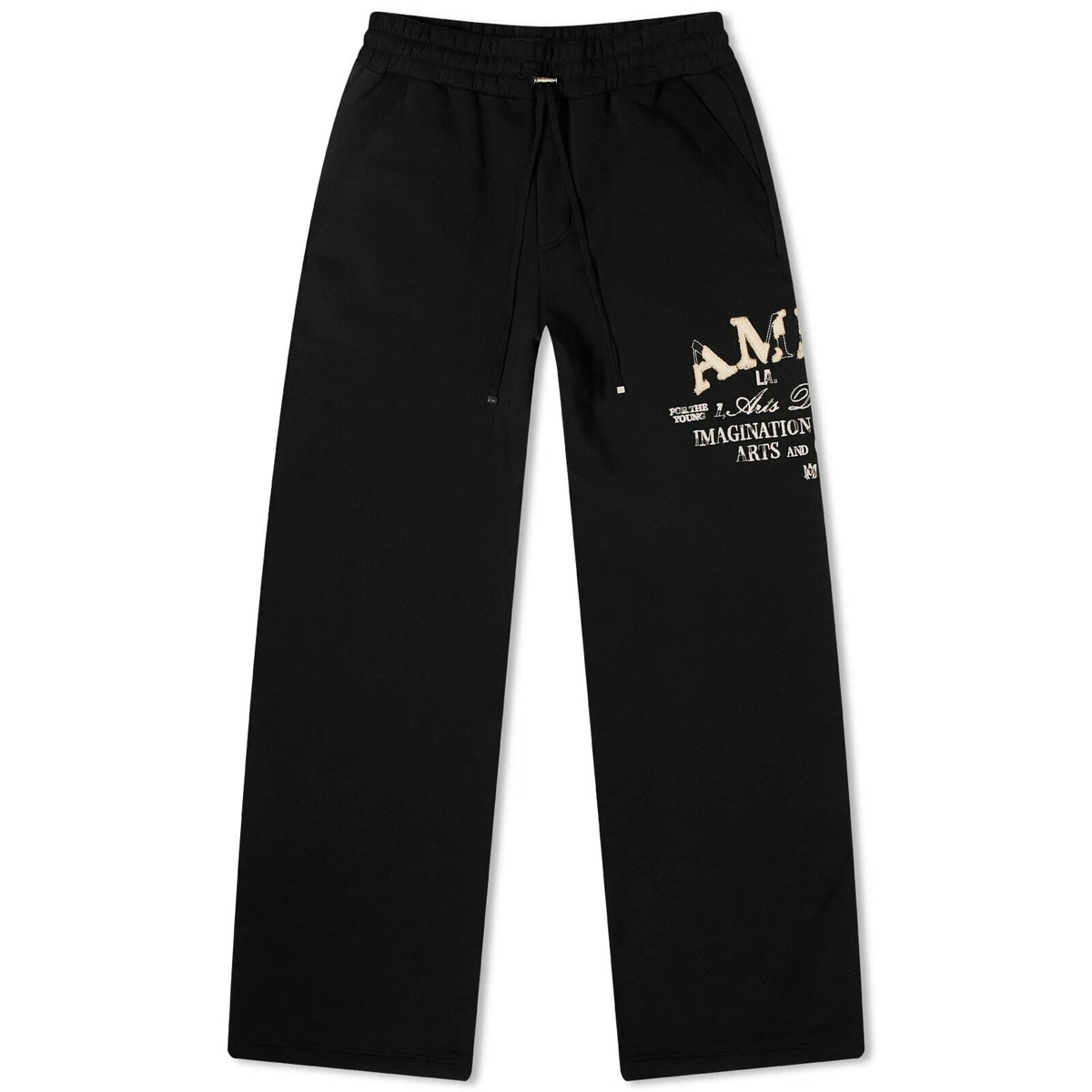 AMIRI DISTRESSED ARTS DISTRICT SWEATPANTS BLACK