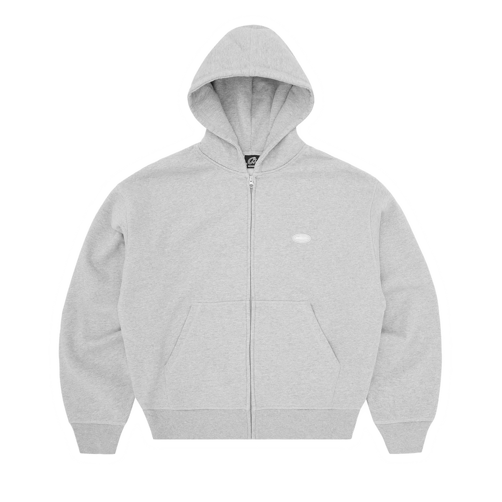 CORTEIZ MINI ISLAND ZIP HOODIE HEATHER GREY
