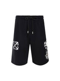 OFF WHITE DRAGON SHORTS BLACK GREY