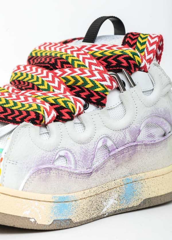 LANVIN X GALLERY DEPT PAINTED CURB LEATHER