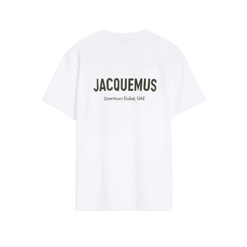 JACQUEMUS THE DUBAI ADRESS T SHIRT WHITE