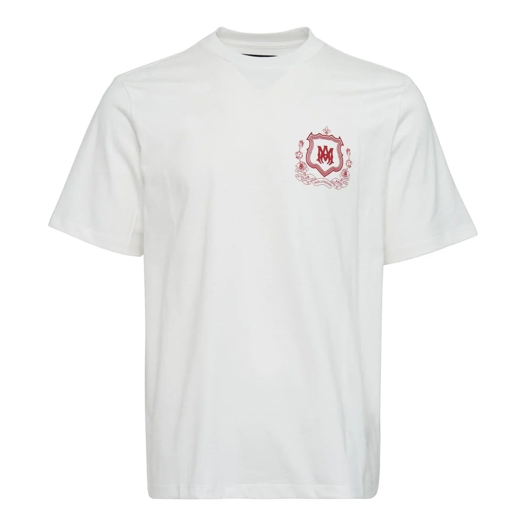 AMIRI MA CREST T-SHIRT WHITE RED