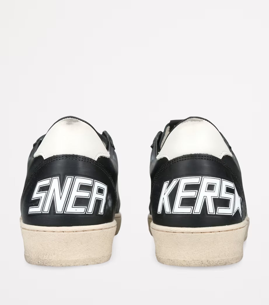 GOLDEN GOOSE BALLSTAR BLACK WHITE STAR