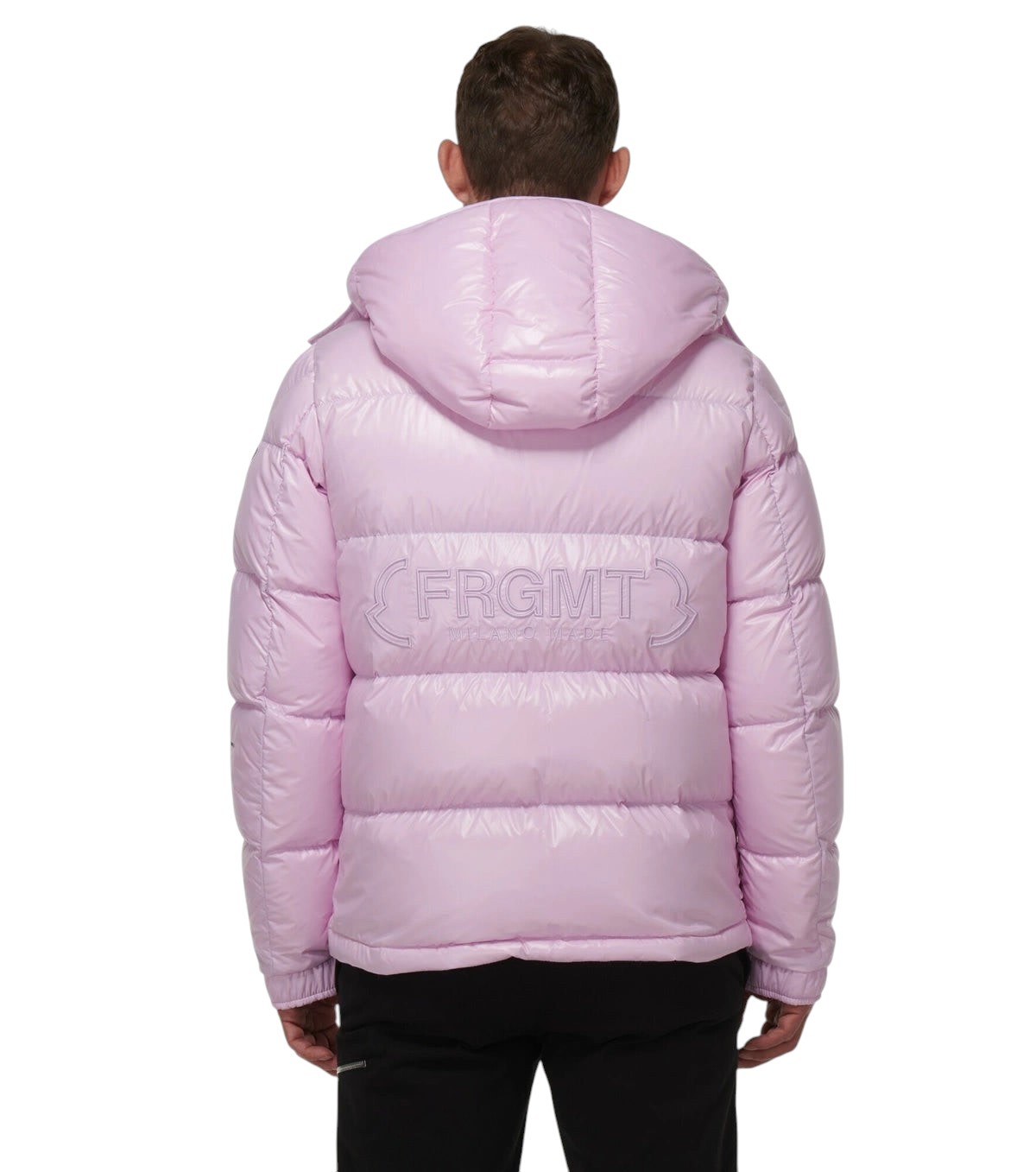 MONCLER HIROSHI FUJIWARA X FRAGMENT RICKEY SHORT DOWN JACKET LILAC