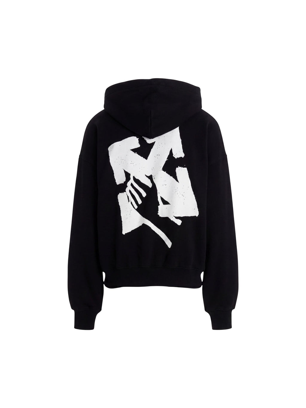 OFF WHITE HAND ARROW HOODIE BLACK