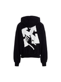 OFF WHITE HAND ARROW HOODIE BLACK
