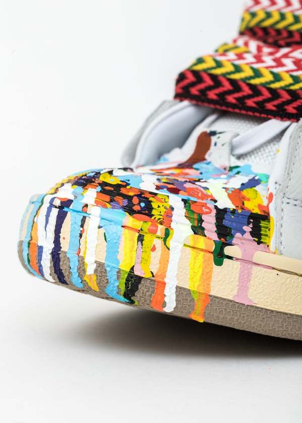 LANVIN X GALLERY DEPT PAINTED CURB LEATHER