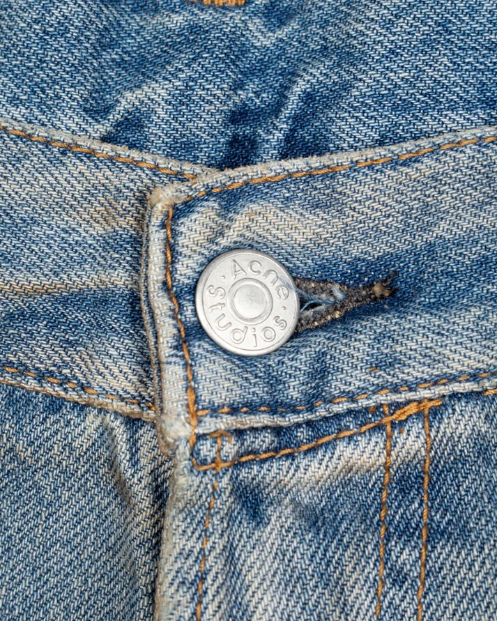ACNE STUDIOS SUPER BAGGY DENIM MUD WASH