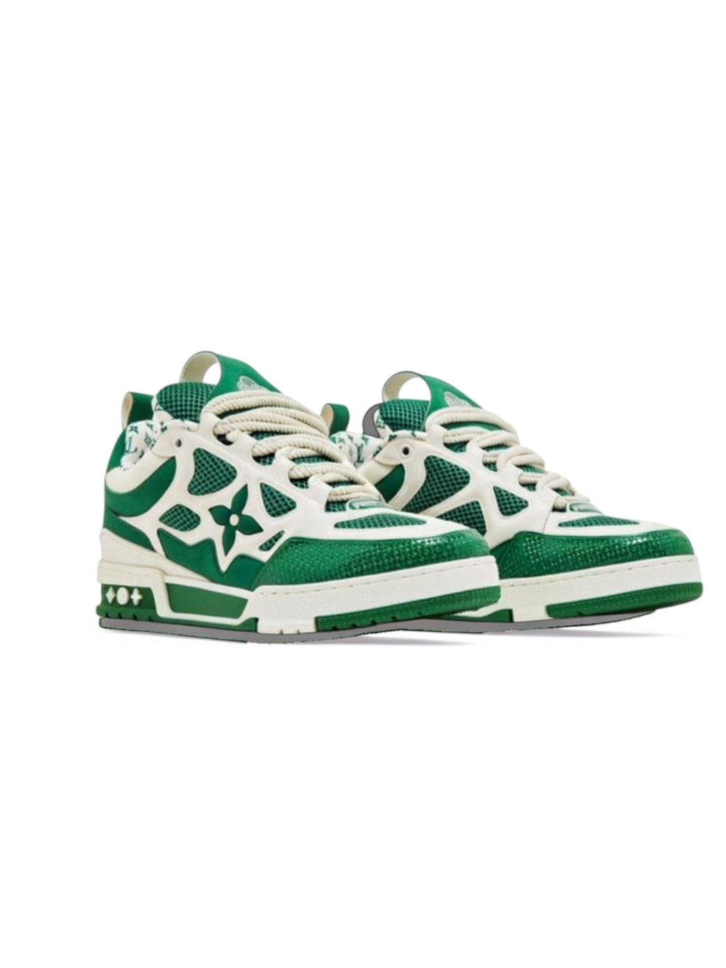 LOUIS VUITTON LV SKATE GREEN WHITE