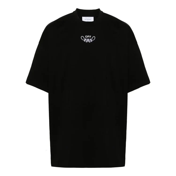 OFF WHITE BANDANA HALF ARROW T-SHIRT BLACK
