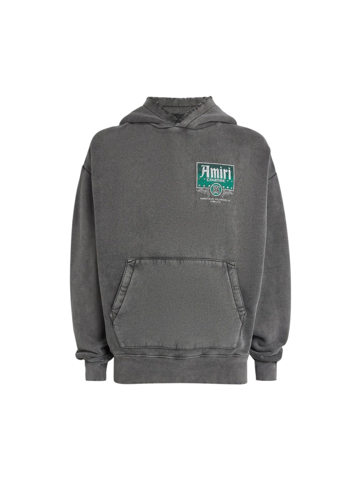 AMIRI VINTAGE CRYSTAL HOODIE WASHED GREY