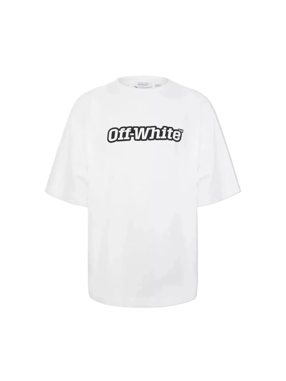 OFF WHITE OUTLINE LOGO T-SHIRT WHITE