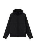 STONE ISLAND ULTRALIGHT NYLON STRETCH-TC JACKET BLACK