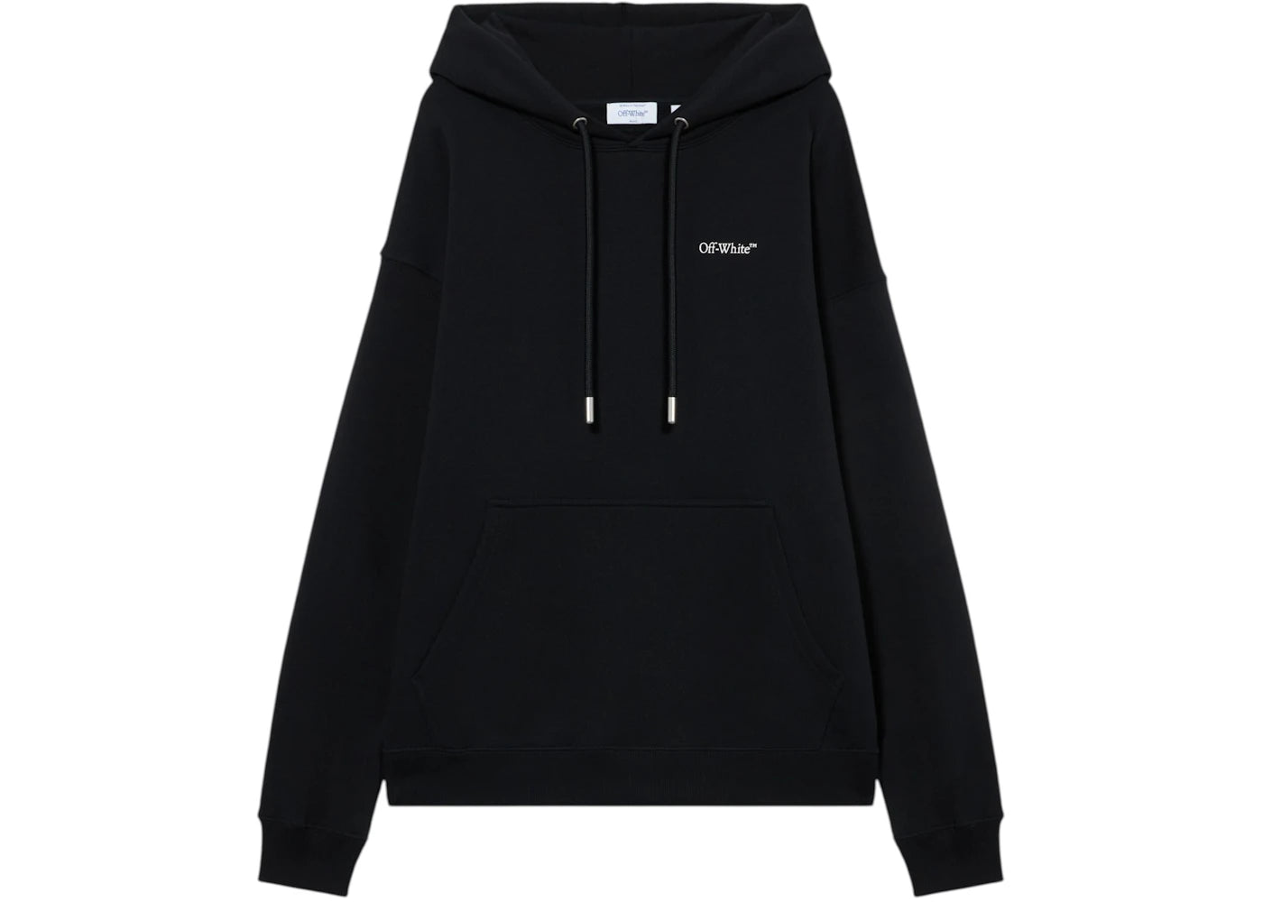 OFF WHITE CLOUD ARROW SKATE HOODIE BLACK WHITE