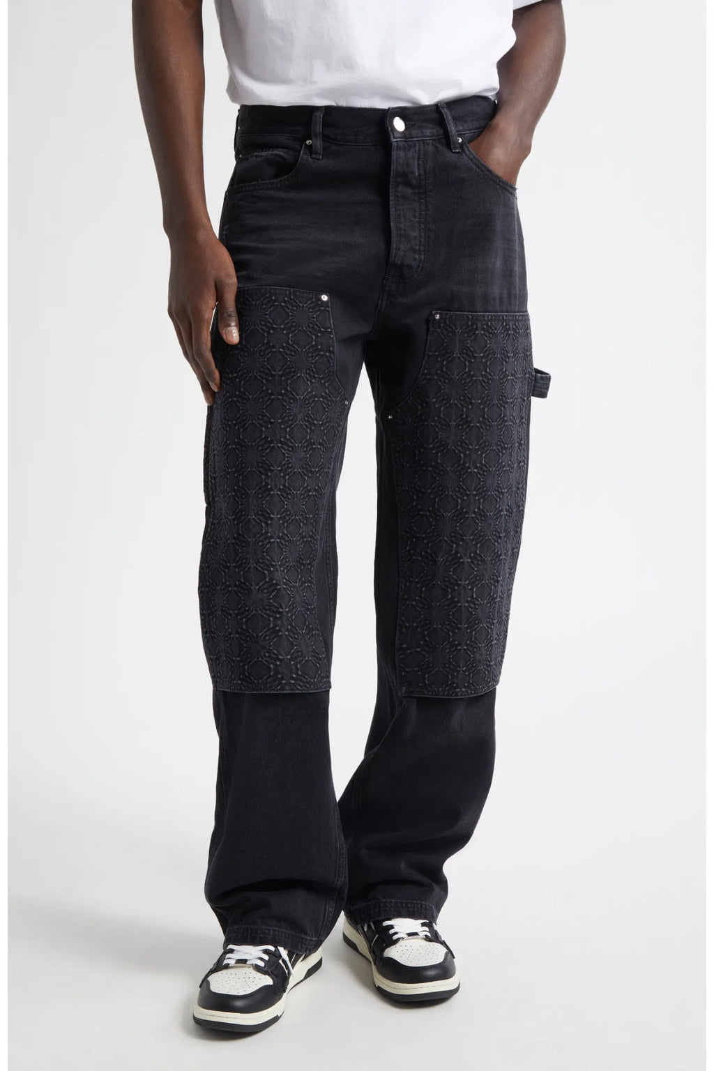 AMIRI CARPENTER MA QUAD DENIM JEANS BLACK