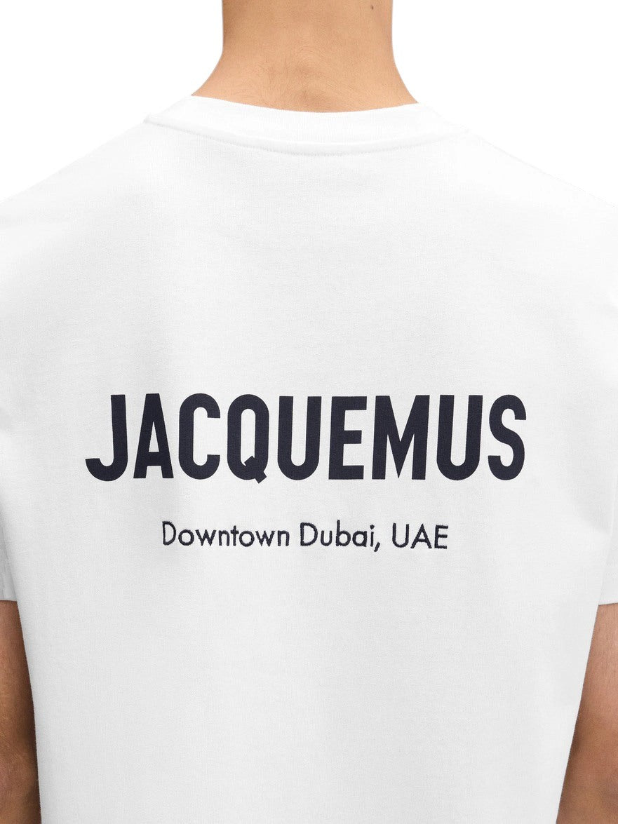 JACQUEMUS THE DUBAI ADRESS T SHIRT WHITE