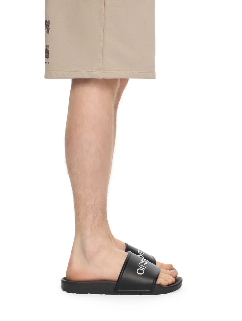 OFF WHITE BOOKISH SLIDERS BLACK