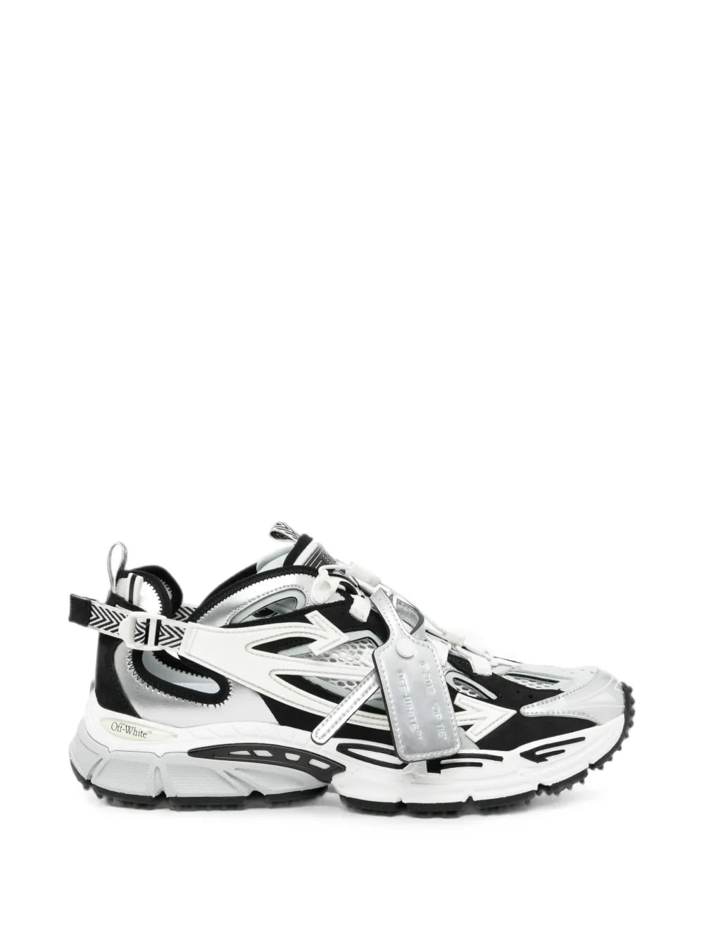 OFF WHITE BE RIGHT BACK OPEN SILVER BLACK