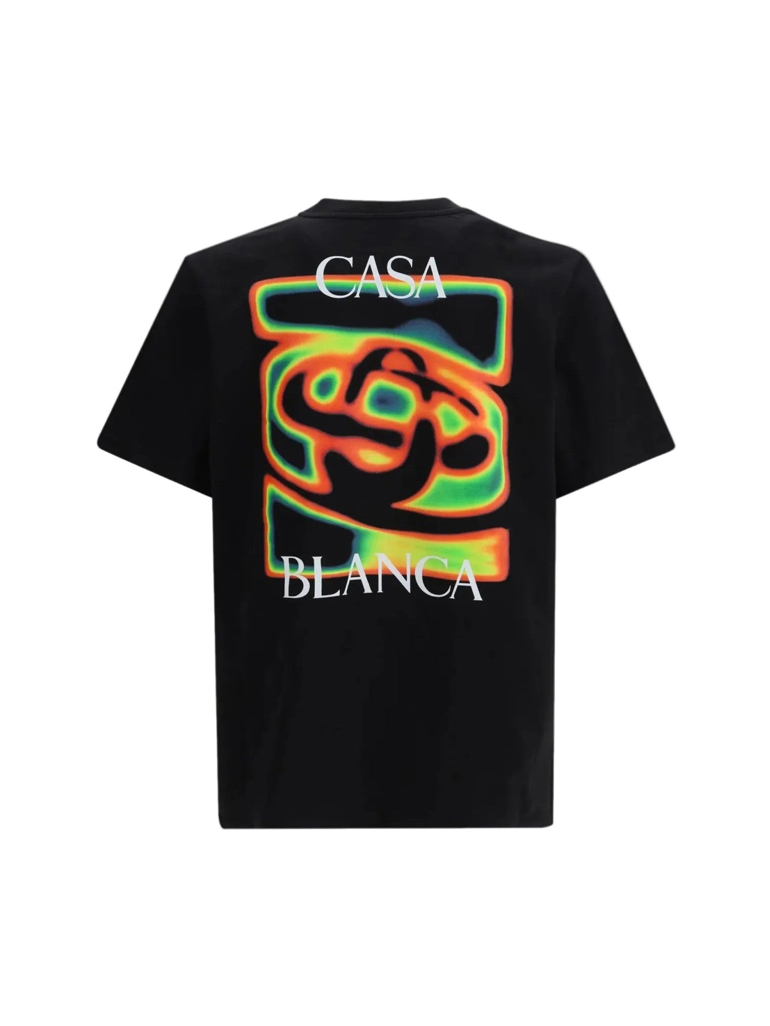 CASABLANCA HEAT MAP CLASSIC T-SHIRT BLACK