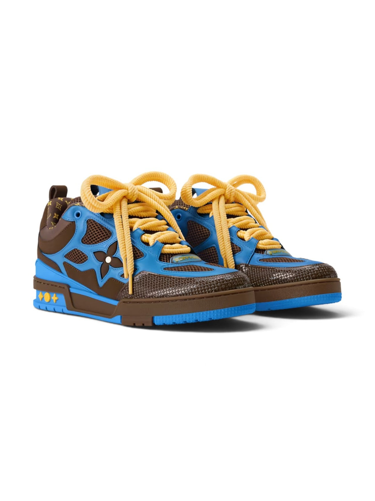 LOUIS VUITTON LV SKATE BROWN BLUE YELLOW