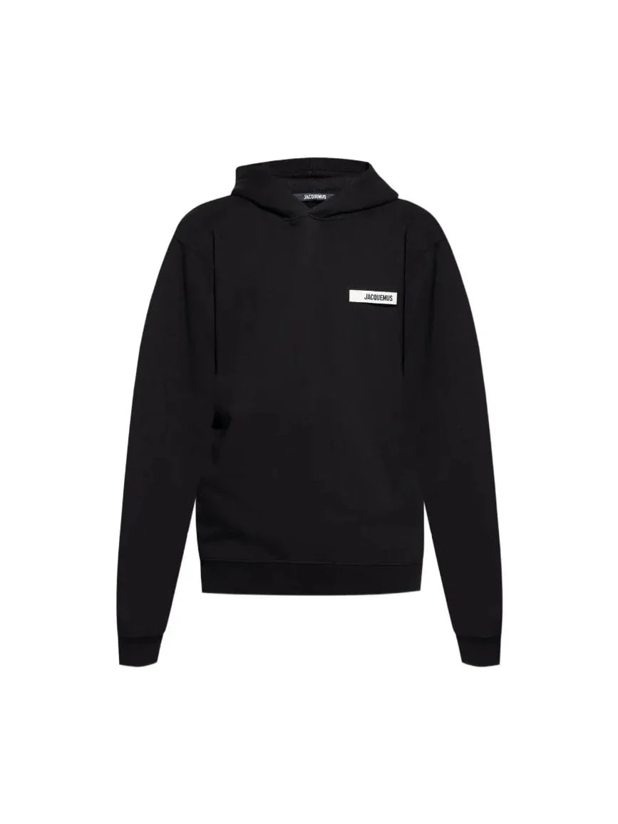 JACQUEMUS LE GROSS HOODIE BLACK