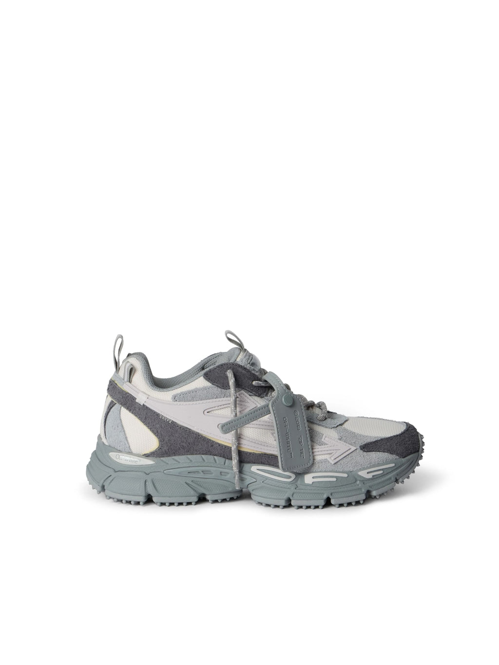 OFF WHITE BE RIGHT BACK GREY SUEDE MELANGE