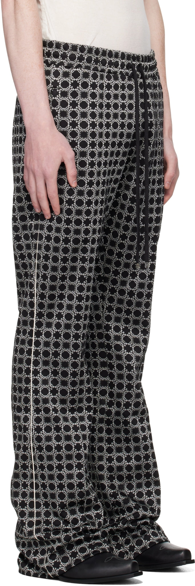 AMIRI QUAD FLARE WOVEN TRACKSUIT PANTS