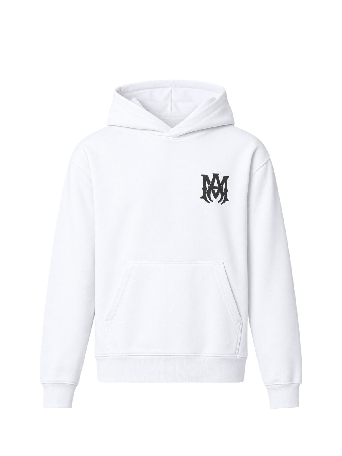 AMIRI MA CORE LOGO HOODIE WHITE