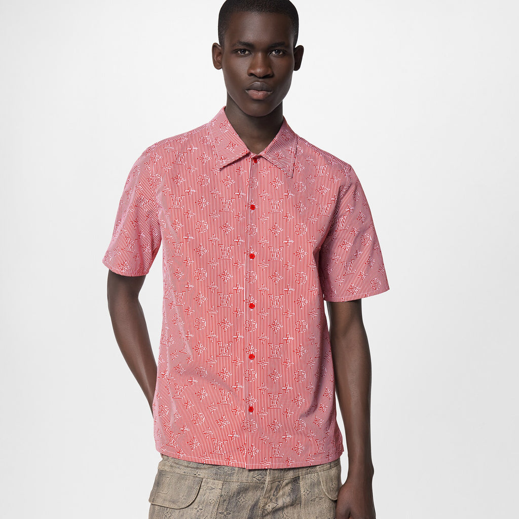 LOUIS VUITTON ILLUSION RED SHIRT