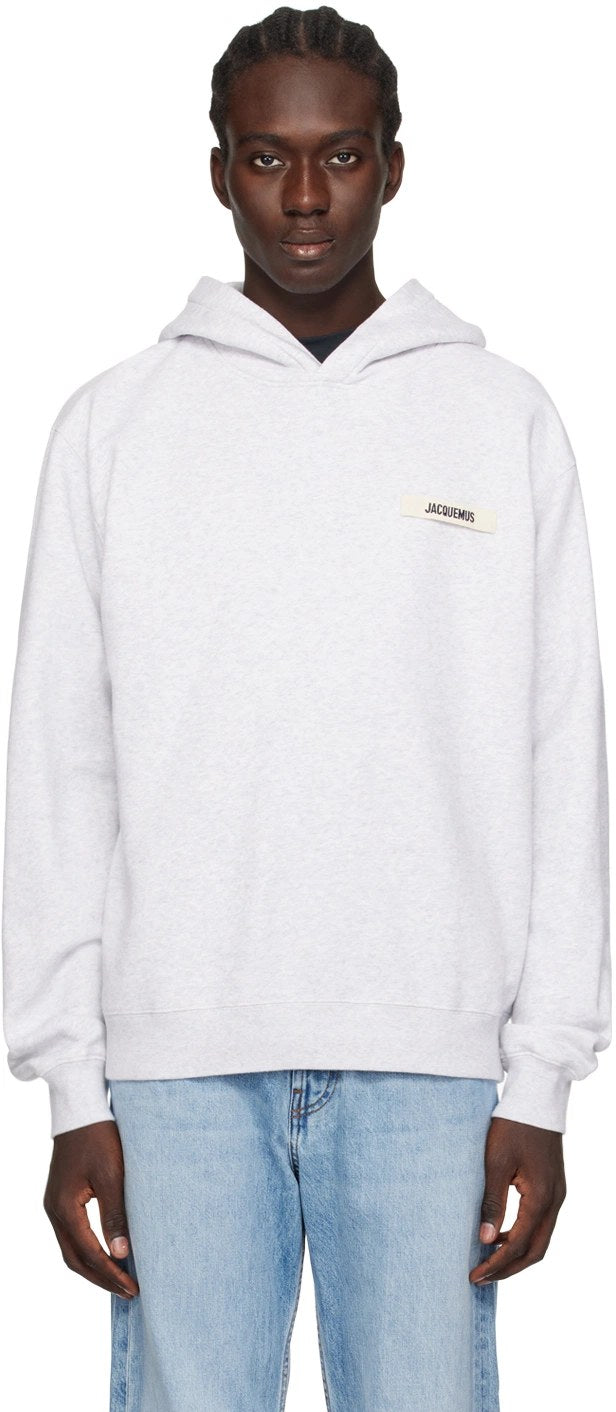 JACQUEMUS THE GROSS HOODIE GREY
