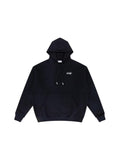 OFF WHITE PAINT SPLATTER ARROW HOODIE BLACK