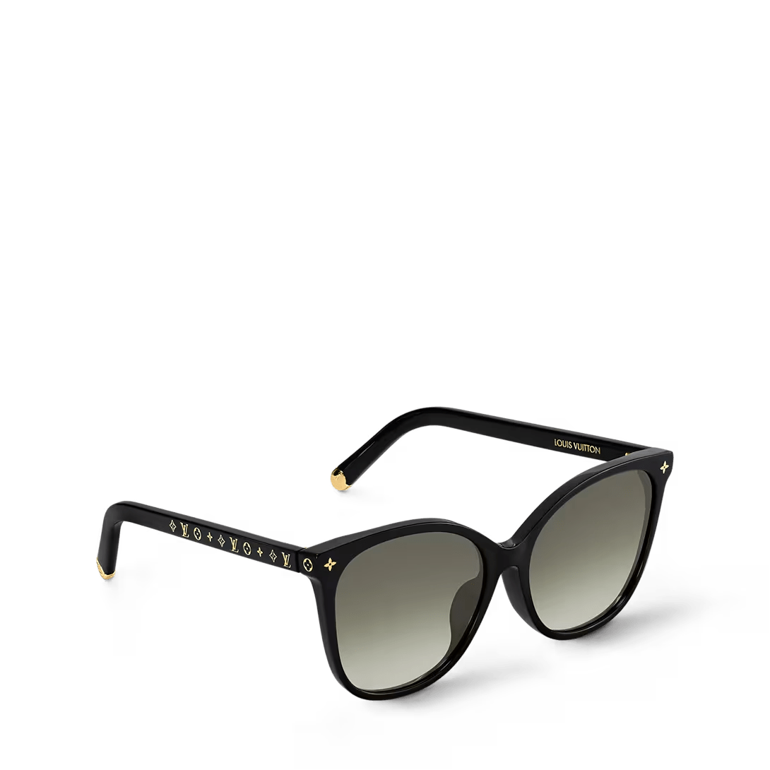 LOUIS VUITTON MY MONOGRAM LIGHT CAT EYE SUNGLASSES BLACK