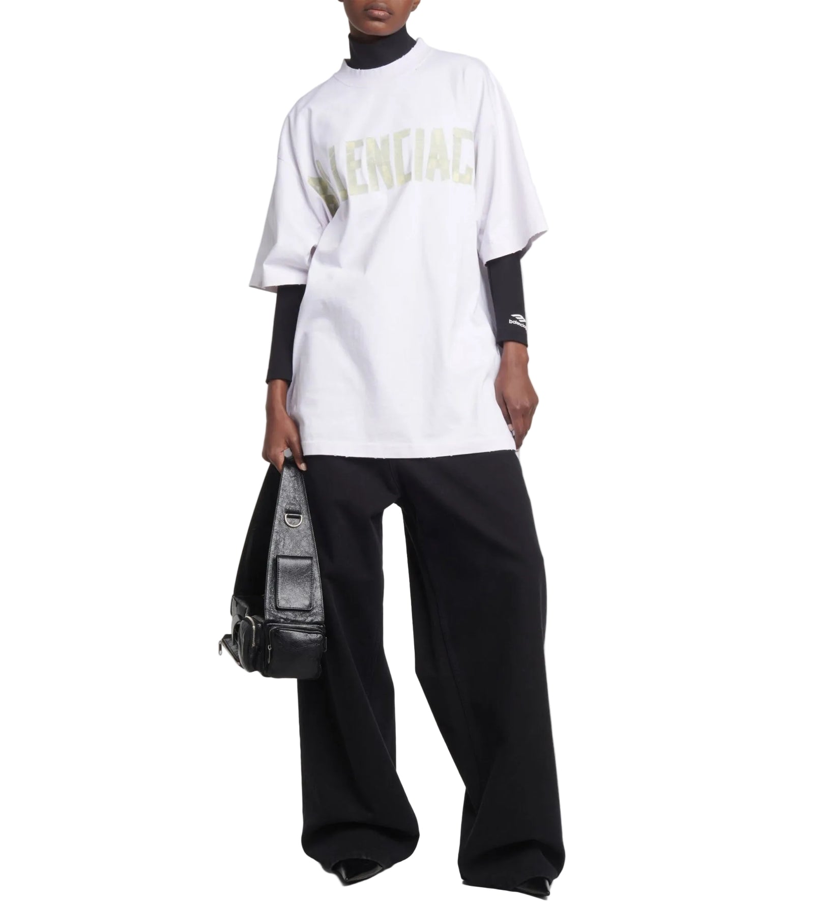 BALENCIAGA TAPE TYPE T-SHIRT WHITE
