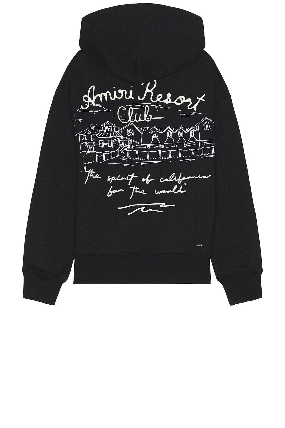 AMIRI RESORT CLUB HOODIE BLACK