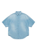 ACNE STUDIOS BUTTON UP SHIRT LOGO STAMP