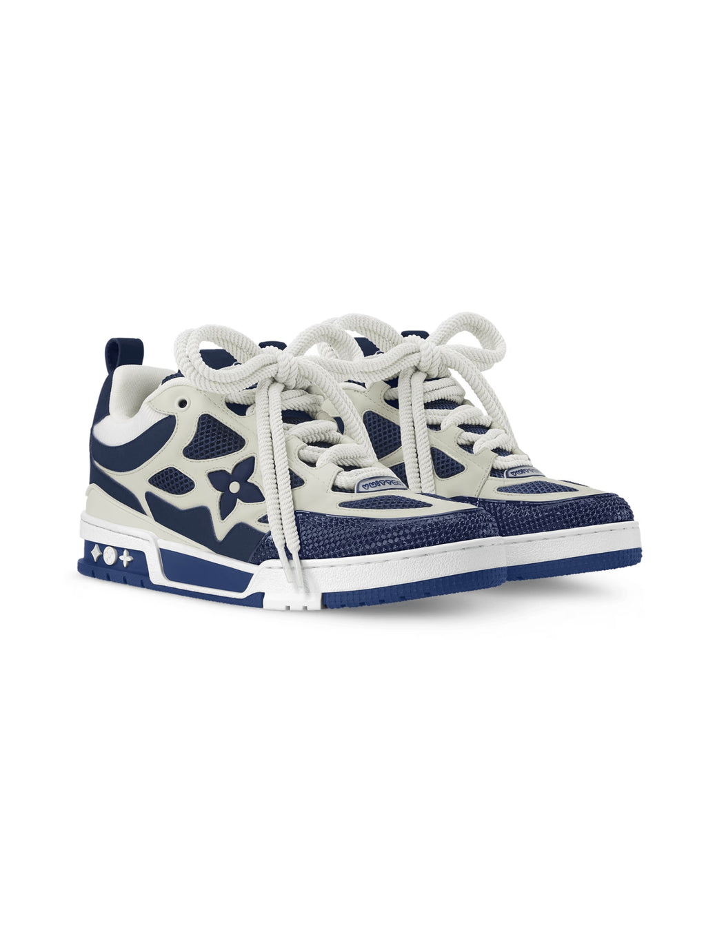LOUIS VUITTON SKATE NAVY WHITE SNEAKERS