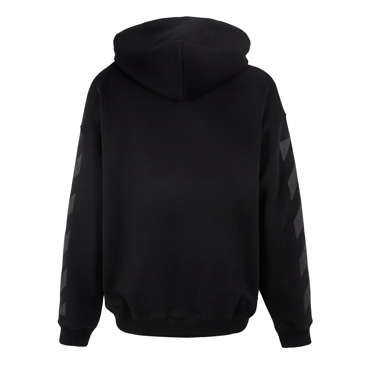 OFF WHITE OW DIAG SKATE HOODIE BLACK