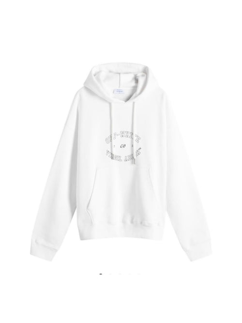 OFF-WHITE COLLEGE HOODIE WHITE