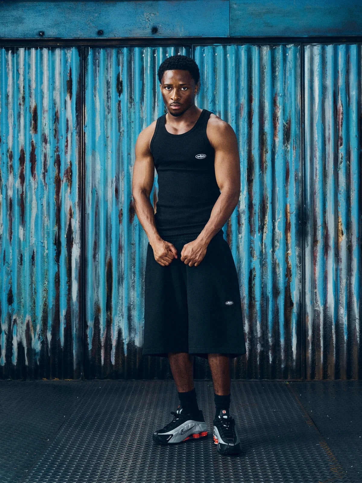 CORTEIZ MINI ISLAND SWEATSHORT BLACK