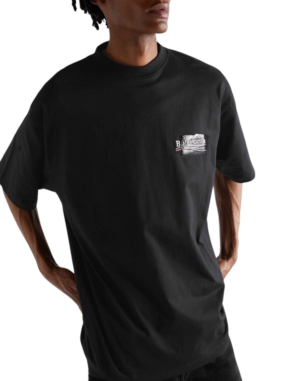 BALENCIAGA GAFFER T-SHIRT BLACK