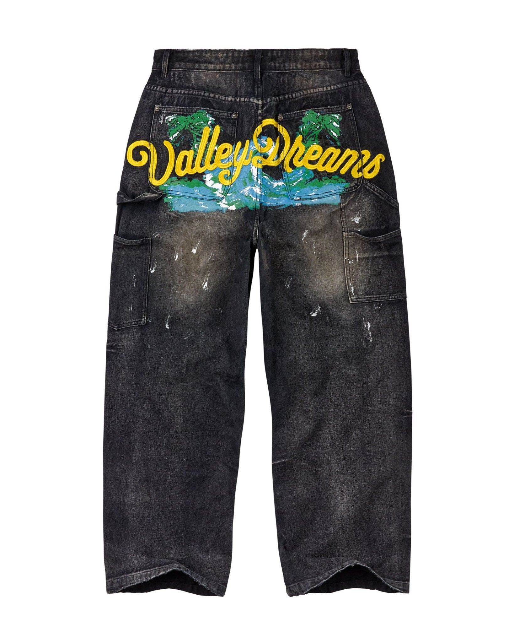 VALLEY PARADISE PAINTERS DENIM BLACK