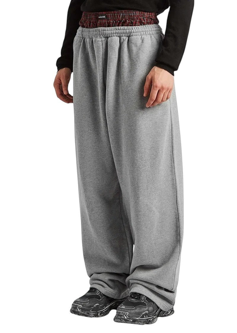 BALENCIAGA BOXERS SWEATPANTS OVERSIZED GREY